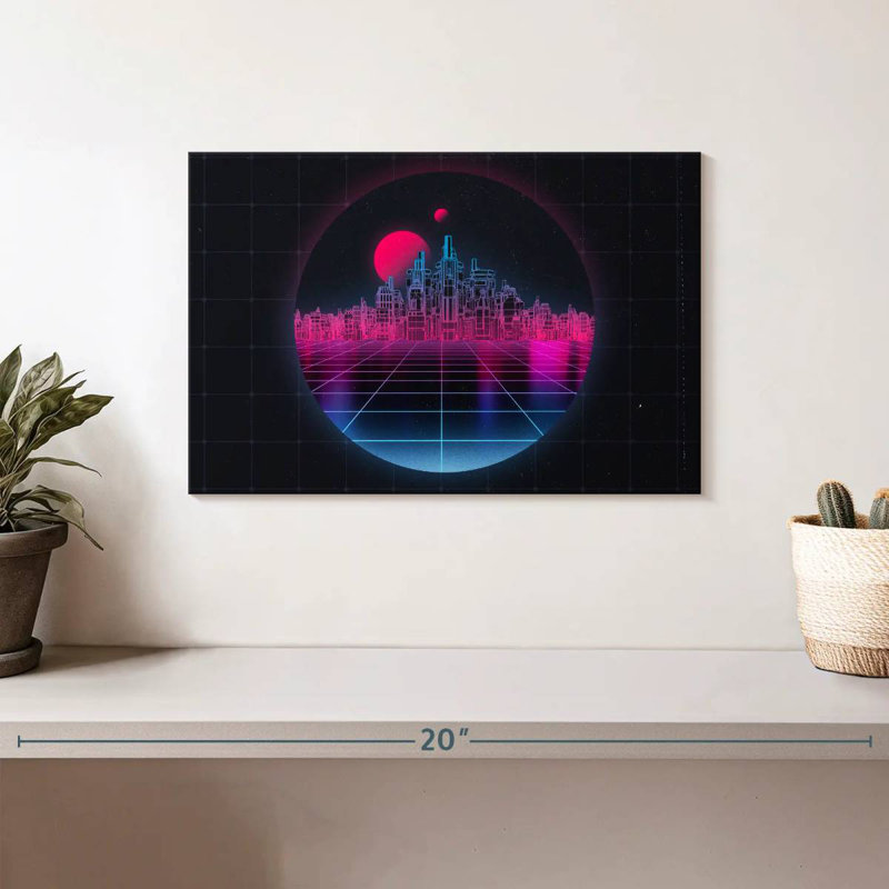 Kelan Dimensional Modern City, 8" H x 12" W