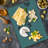 Ambesonne Abstract Cutting Board Large Size Geometric Hexagons Shamrock Green