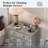  Nightstand For Bedroom With 3 Drawers, Modern Wooden Closet Storage Organizer With Charging Station(Set Of 2)-214289317