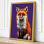 Fox Study Modern - Wrapped Canvas-1649726242-1649726243