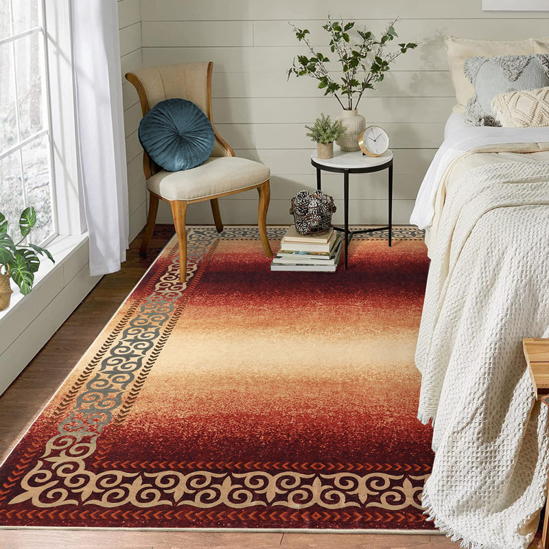 Tapis Joshuea avec envers antidérapant, Rectangle 9 pi x 12 pi