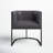 Virgil Faux Leather Upholstered Arm Chair-165024550