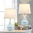 Petite lampe de table en céramique avec lampe de table et table de chevet 18,58 po Abdullateef (ampoule incluse)-108939459