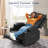 Lannah Faux Leather Recliner Massage Chair, Swivel Rocker Recliner with 360° Rotate & 125°  Reclining Rocking Chair With Two Cup Holders for home