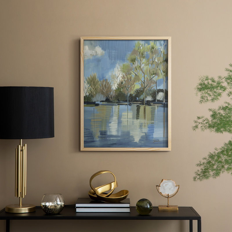 «Enchanted Forest I», reproduction encadrée - bois massif, H 11 po x l 9 po