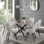 Gundolf Round Metal Base Dining Table-880138334