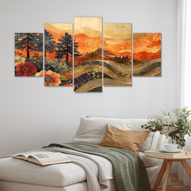 Tamaqua - campagne, art mural - art mural sur toile, diamant