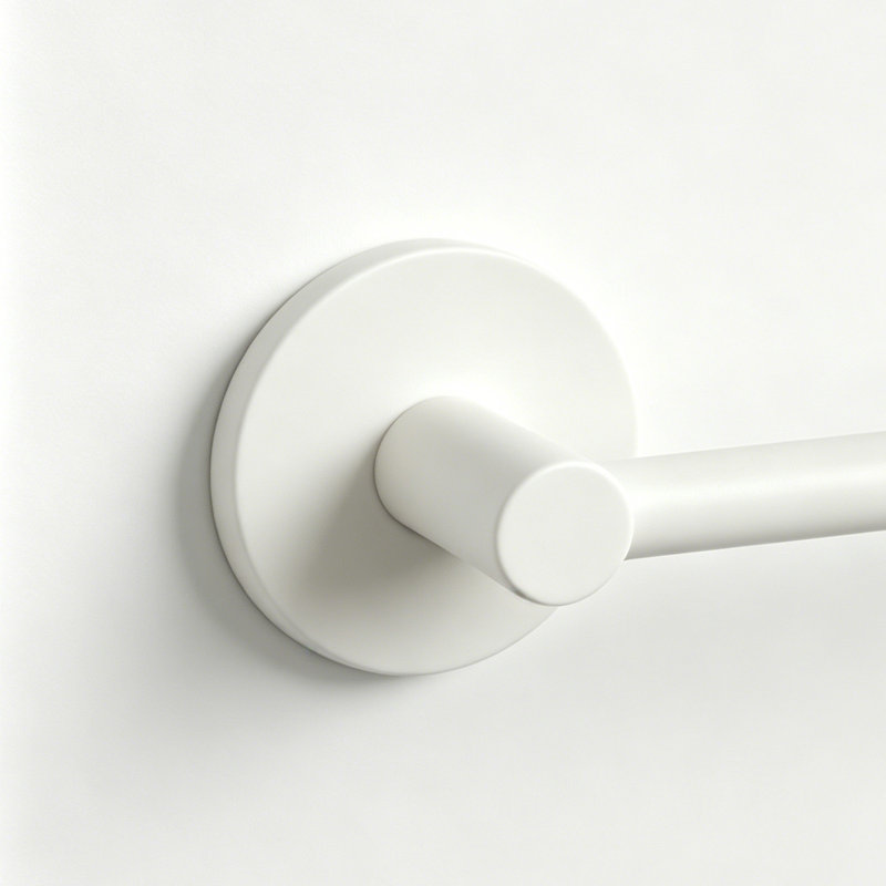 Porte-serviettes mural de 24 po de style crème, sans perçage requis