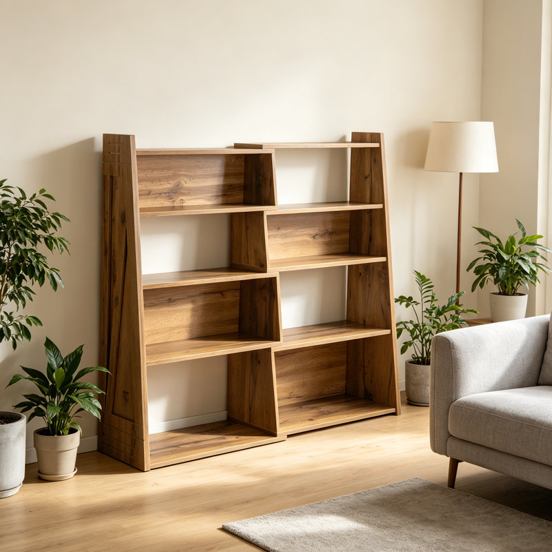 Foldable bookshelf