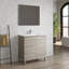Ensemble de meuble-lavabo mural simple de 31 po avec Miroir Jasso