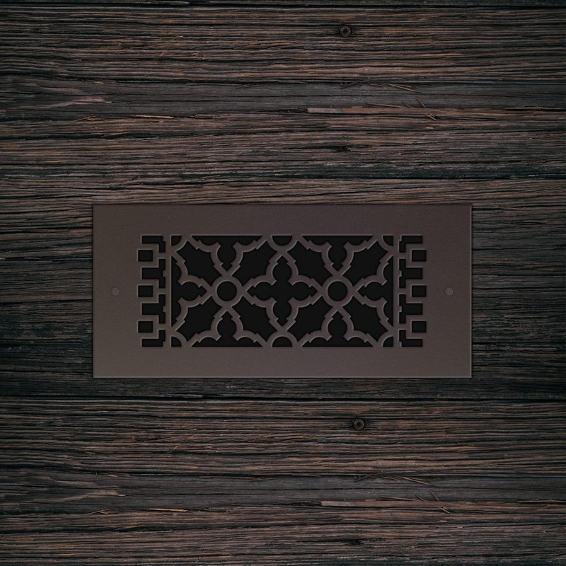 Grille en aluminium Regrol, Noir, 4 po x 10 po