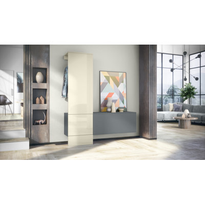 Chappa Hall Tree 156.5cm Wide with Shoe Storage