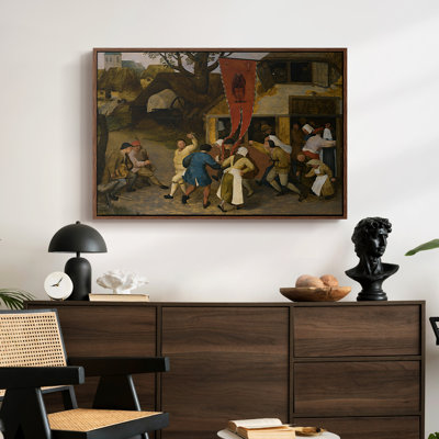A Village Fair, c. 1567-1569-Pieter Bruegel the Elder-Framed Gallery Wrapped Canvas