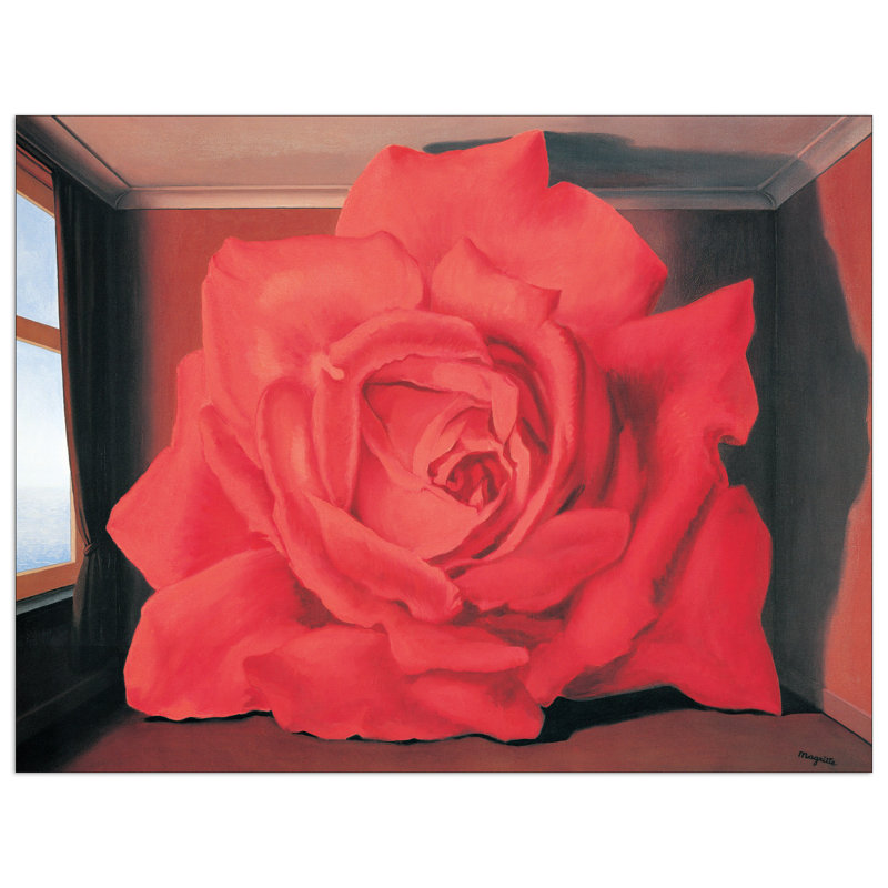 René Magritte - No Frame Print on Wood