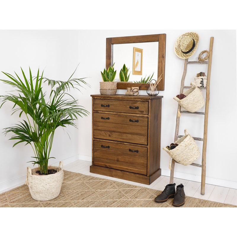Broussard Flat Leaning Mirror, 72cm H x 88cm W x 4cm D