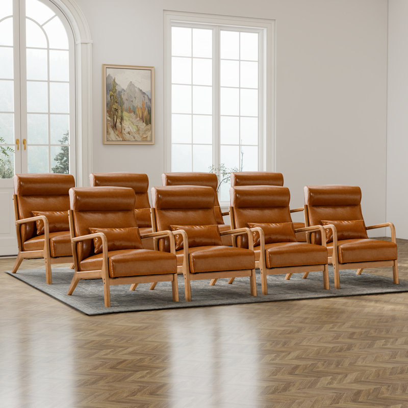 Ensemble de 8 chaises d'appoint Osias