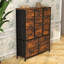 Metal Storage Drawer Accent Chest