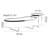 Light luxury creative high-end coffee table