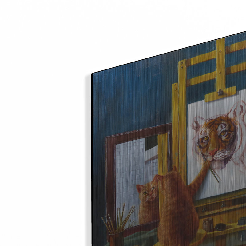 "Norman Catwell" par Lucia Heffernan, H 16 po x l 12 po