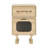 MDF CREATIVE ROTATABLE ROBOT STORAGE SIDE TABLE, NATURAL COLOR