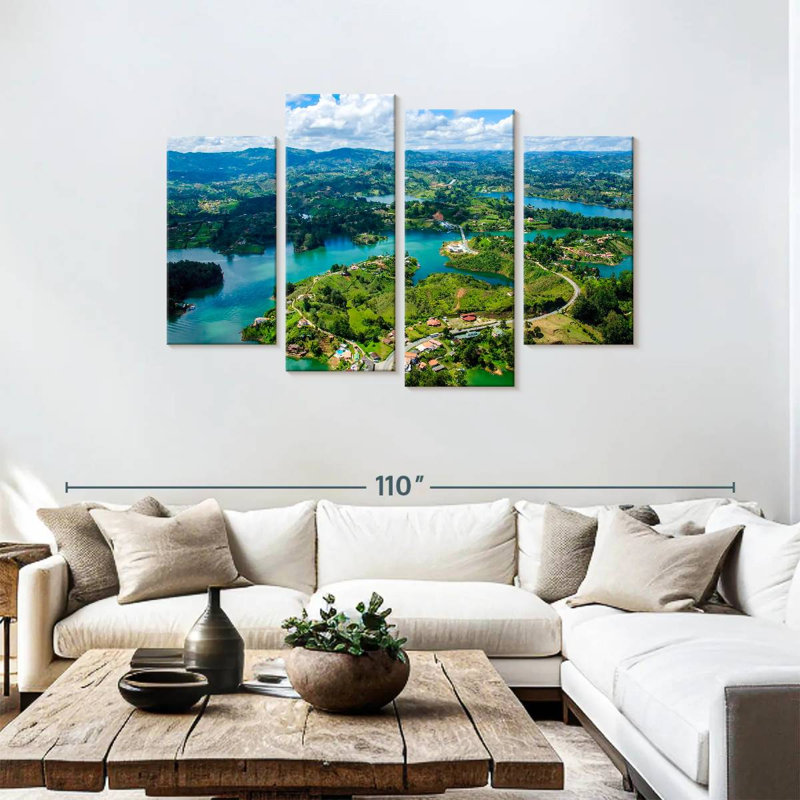 Nicci Medellin Aerial View, 48" H x 75" W