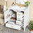 Ample Storage White Ceramic Vanity Elegant Design For Compact Bathrooms