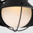 Nox Black 11" LED Outdoor Barn wall Light Frosted Glass with Photocell