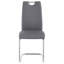 Chaise d'appoint en acier gris Carpentersville