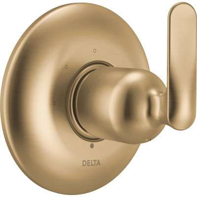 Delta Bonacci 3-Way Shower Handle Diverter Trim Kit, Champagne Bronze Shower Faucet System Diverter, Lumicoat Champagne Bronze (Valve Not Included)