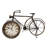Roman Numeral Stainless Steel Quartz Movement / Crystal Tabletop Clock in Bronze