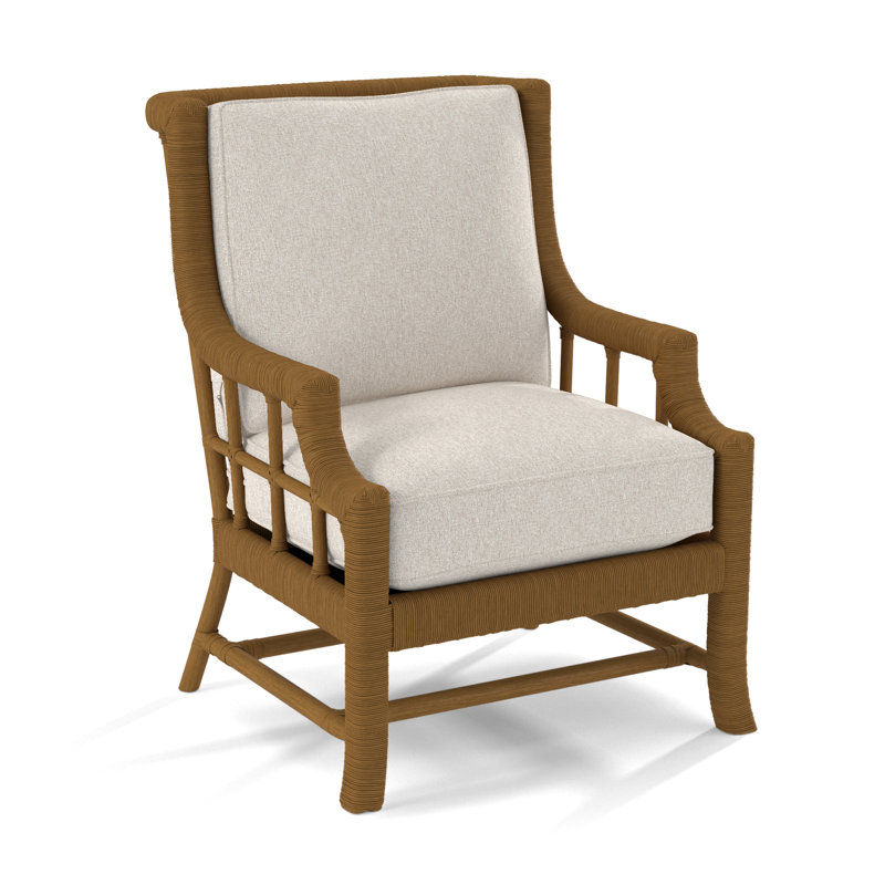 Fauteuil Lafayette, Snow Crypton Performance; 0884-91, Tonneau vieilli