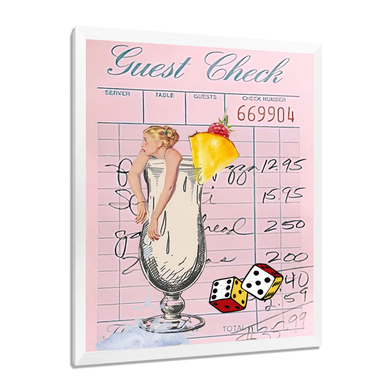 «Happy Check», art mural, salon, Toile encadrée blanche avec une seule photo, H 32 po x l 24 po x P 1 po