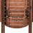 3-Piece Outdoor Acacia Wood Bistro Set, Folding Patio Furniture with 2 Folding Chairs and Round Coffee Table, Teak Finish, for Backyard, Balcony, Garden-2036596720