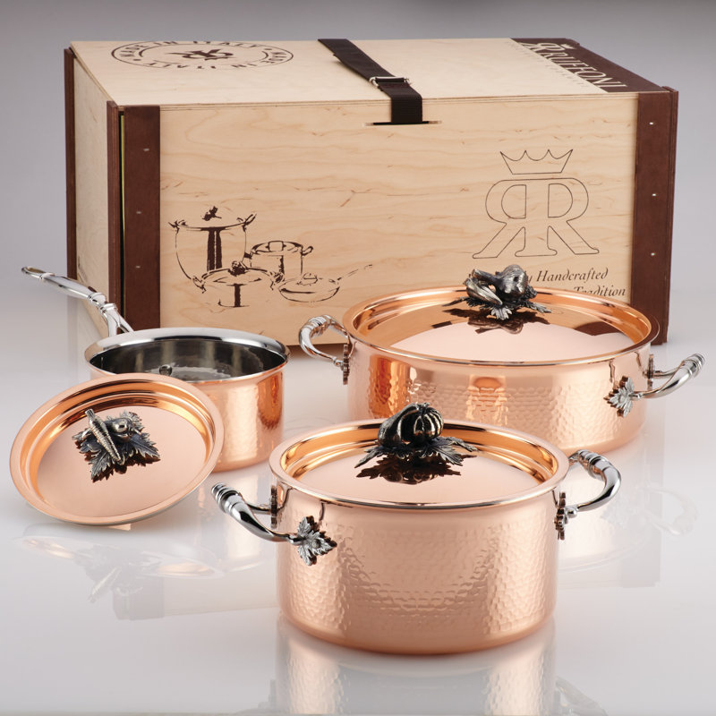 Ruffoni Opus 6 Piece Cupra Cookware Set