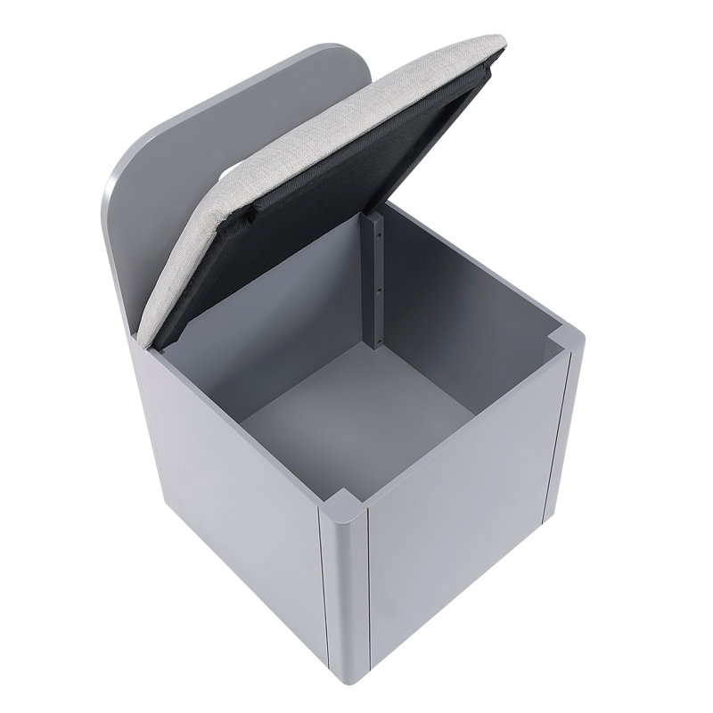 Cadre de lit plateforme Mid-Century, Lit simple, Gray
