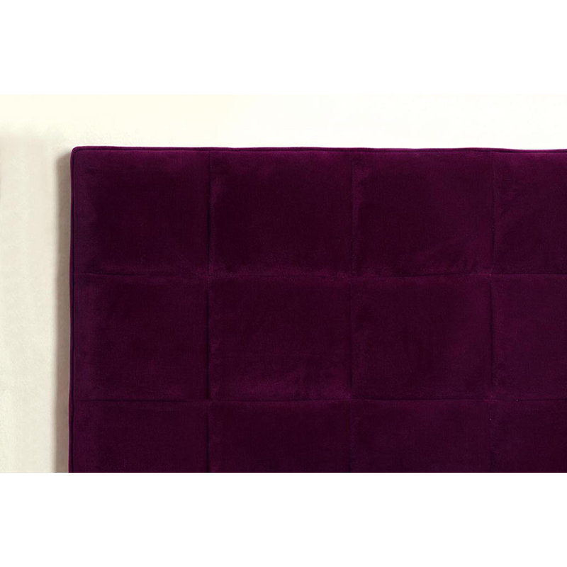 Tête de lit tapissier Choco, Grand, Mauve