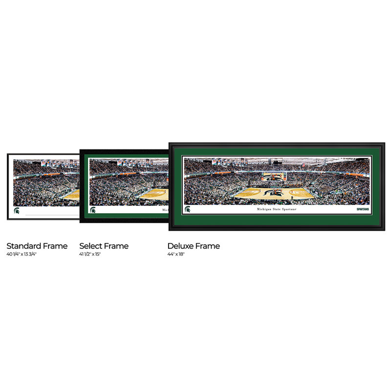 Michigan State Spartans Basketball - Cadre sélectionné, Encadré avec passe-partout simple