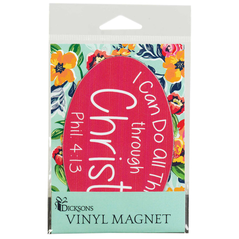 Magnet I Can Do All Things 5x2.75
