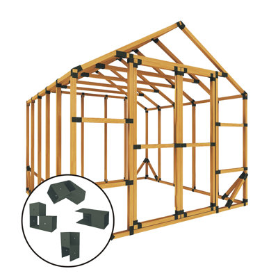 10' W X 10' D Greenhouse Kit