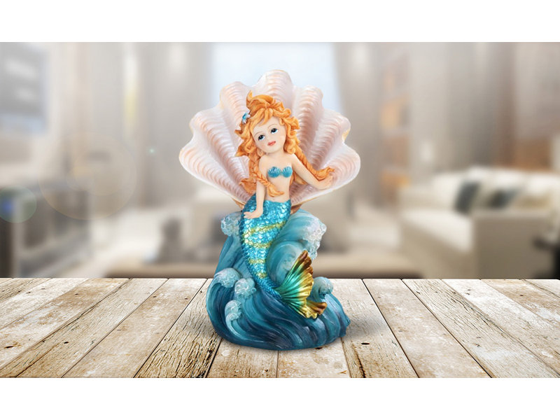 Figurine de sirène de 7 po H
