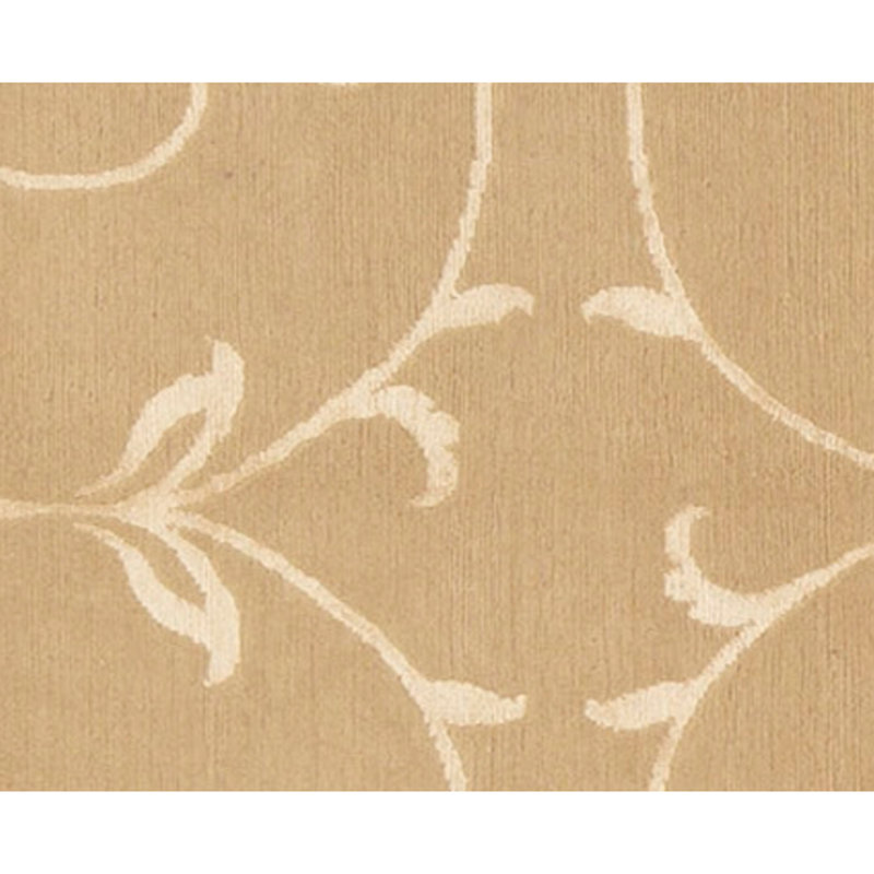 Hand Knotted Area Rug in Beige