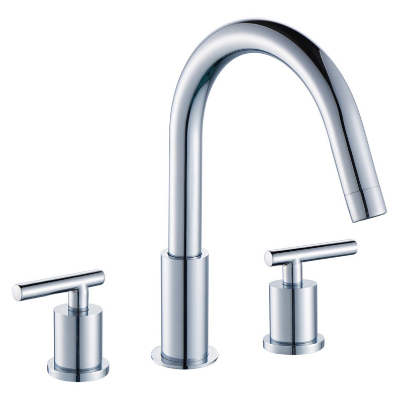 Noa Widespread 2-handle Bathroom Faucet, Polished Chrome