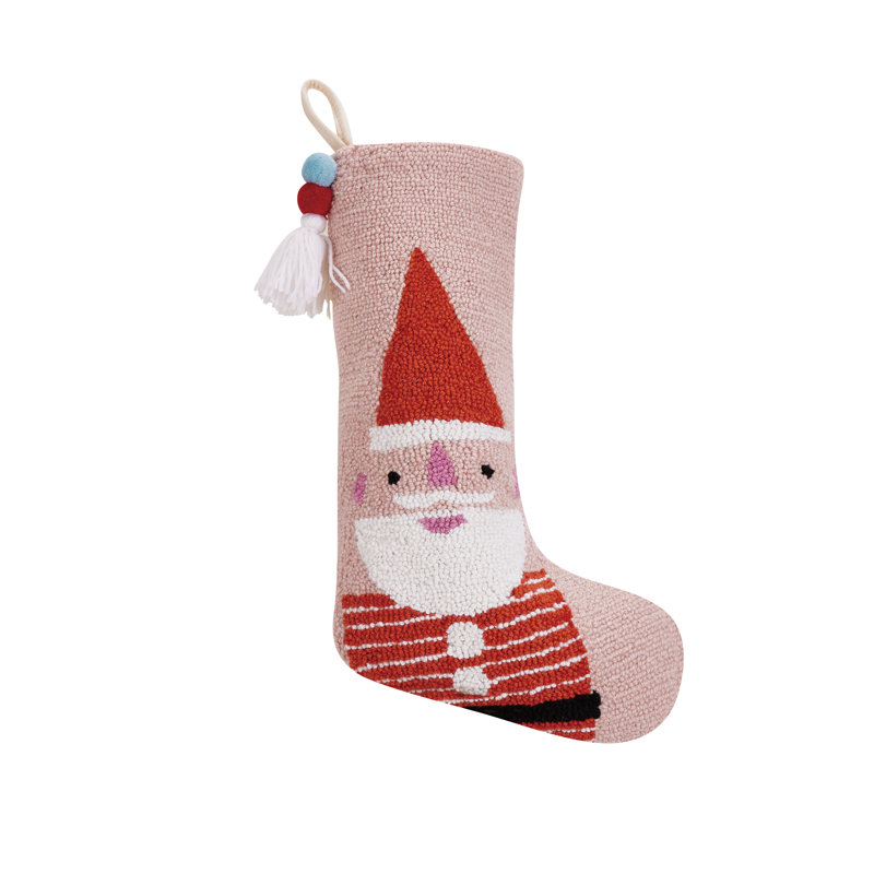 Santa Wool Hook Stocking