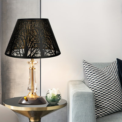 Lampshades For Table Lamp 7" Top x 13" Bottom x7.8" High,Metal Lamp Shade, Lamp shade replacement for Table Lamp Floor Lamp Pendant Light,Easy Install