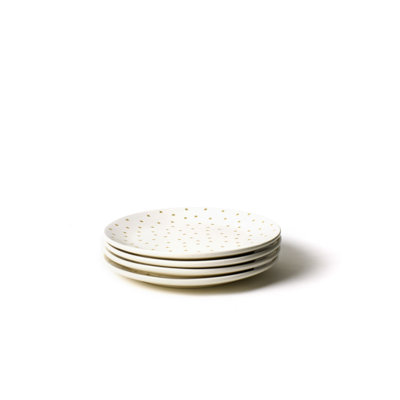 Ensemble de 4 assiettes à dîner Gold Star