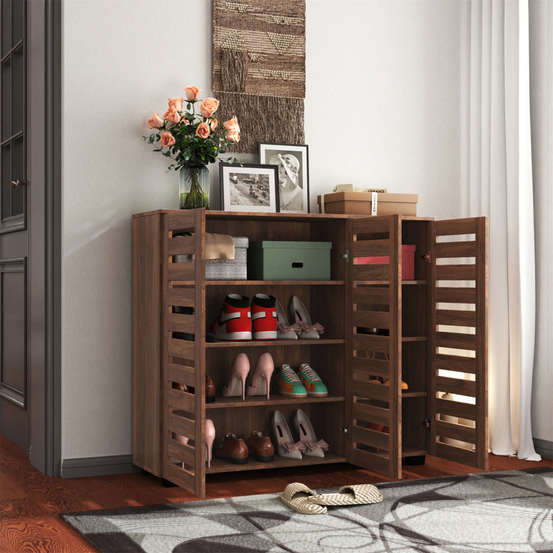 Shoe Cabinet, Walnut