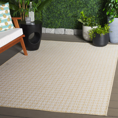 Tapis d'intérieur / extérieur à motif géométrique Terrace 808