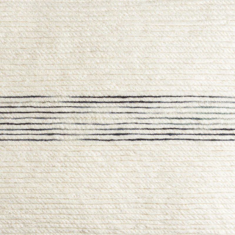 Cason Striped Cotton Blend Throw Pillow, Polyester/Polyfill, 20" x 20"