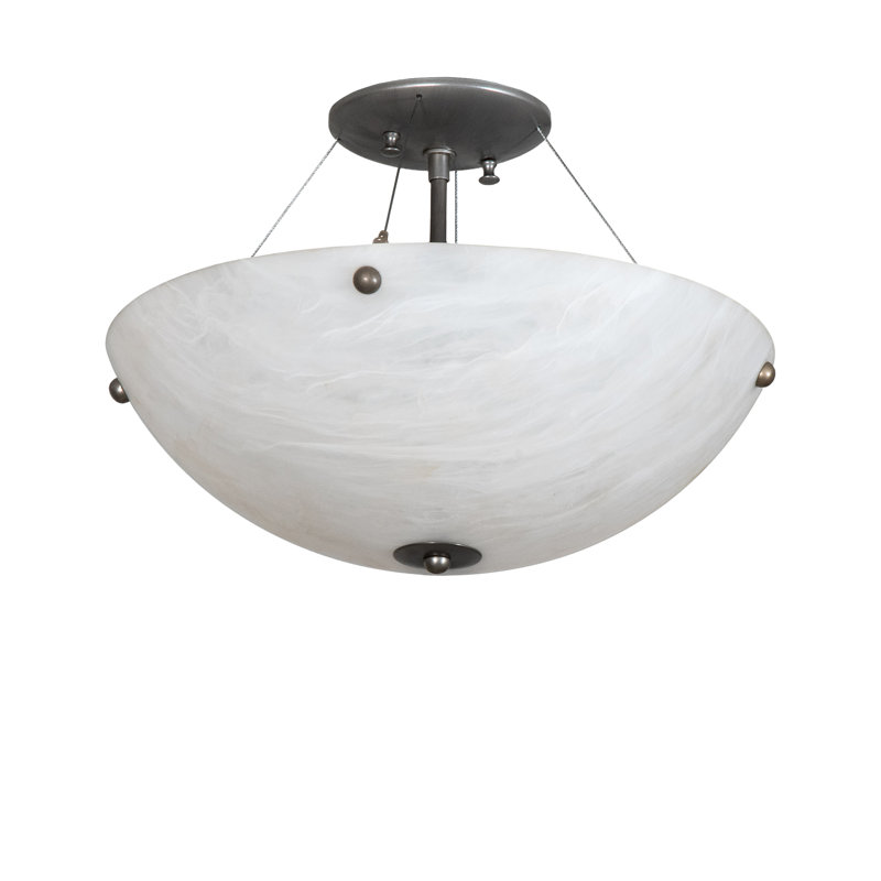2 - Light Semi Flush Mount
