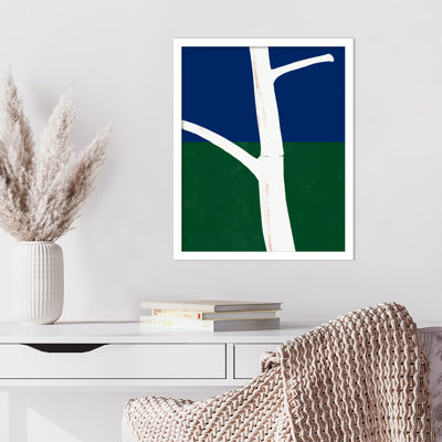 White Bark Print by Little Dean